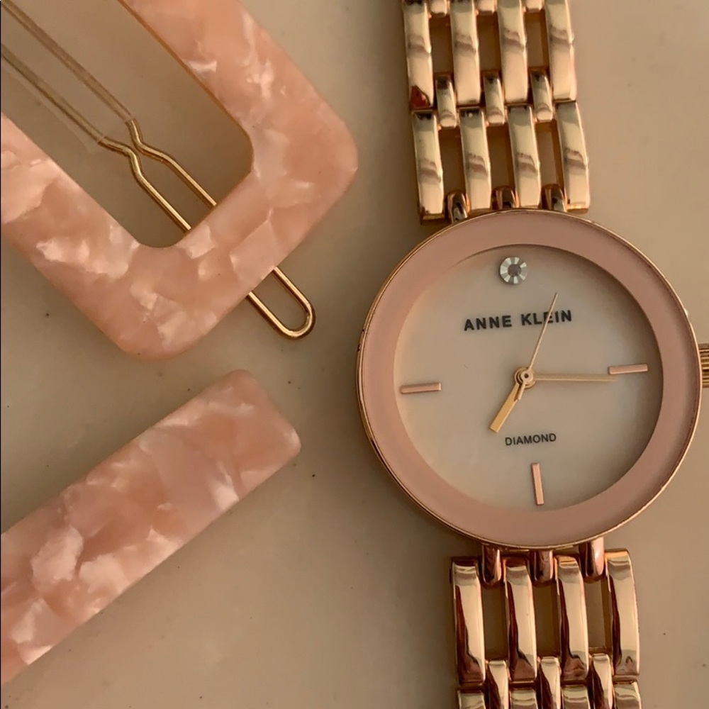 Ann Klein Rose Gold Watch.